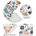 thumbnail image 2 of FMSHPON Happy Halloween Xmas Christmas Tree Skirt Stand Mat for Holiday Party Decoration Indoor Outdoor 48 inches, 2 of 6