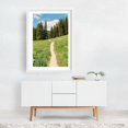 thumbnail image 2 of Big Sky Montana - Big Sky Montana Photography Scenic Nature Landscape Forest Wilderness Woodland White Framed Wall Art Print 20 x 30 inches, 2 of 3