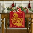 thumbnail image 4 of Sm:)e Happy 2026 Chinese New Year Table Runner Chinese Zodiac Year of the Horse - Spring Festival Kitchen & Dining Table Decoration for Family Gatherings & Holidays 13×72 Inch, 4 of 5