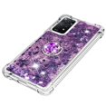 thumbnail image 4 of Funda para Xiaomi Redmi Note 11 Pro 5G/4G con Brillo Líquido Flotante, Purpurina, Parachoques y Anillo Giratorio Soporte, 4 of 5