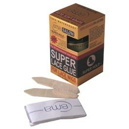 Strong Hold Super Lace Glue for Lace Front Wigs w/ 2 Stick 3.4