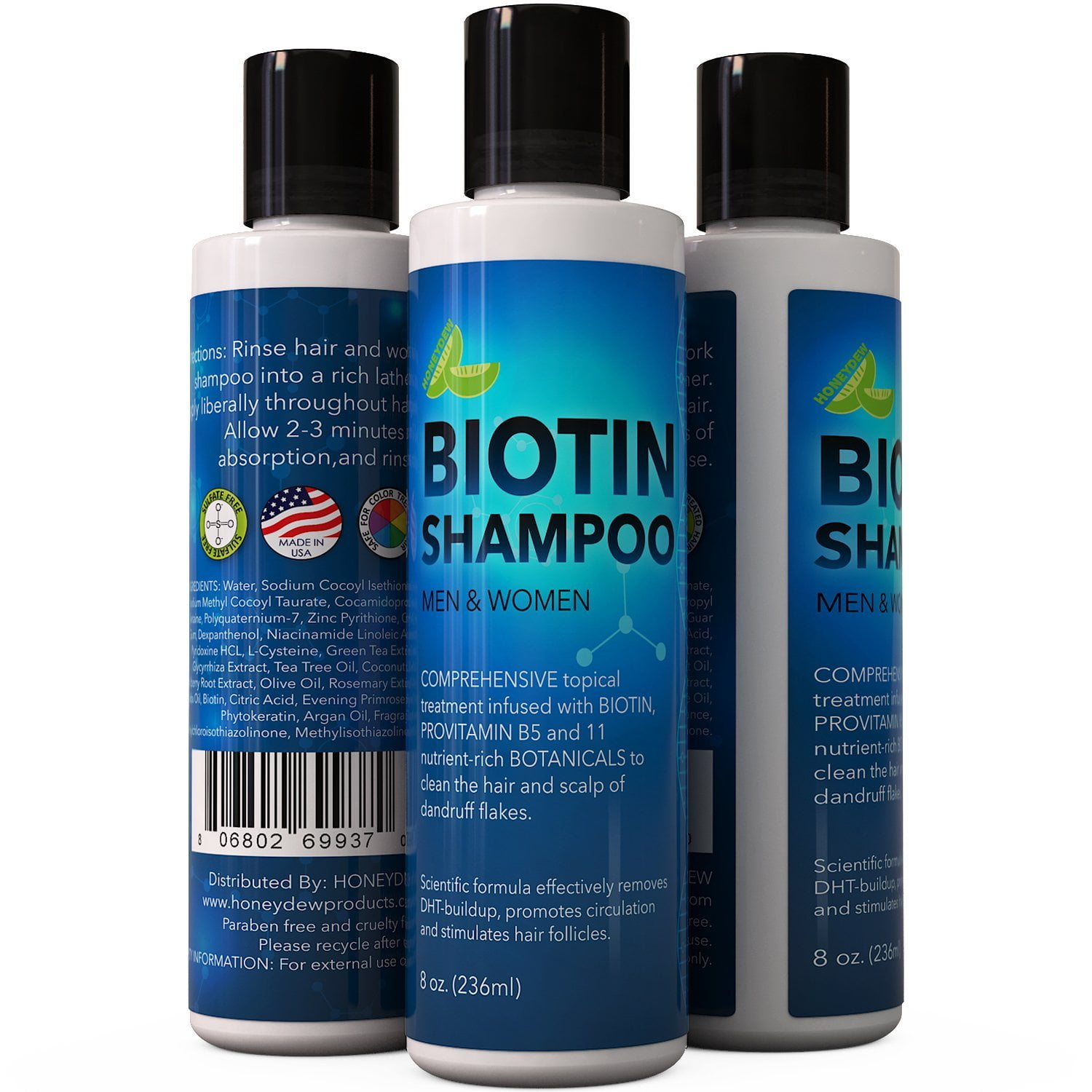 Honeydew Biotin Shampoo Hair Growth B Complex Formula For Hair