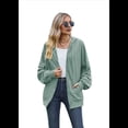 thumbnail image 4 of Sudadera con Capucha y Cremallera de Larga Verde Oscuro L, 4 of 10