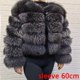 thumbnail image 1 of MAOMAOKONG Super Hot Winter Women Luxury Thick Real Raccoon Fur Coat Natural Fox Fur Jacket Plus Size Furry Jackets Female Vest, 1 of 5