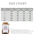 thumbnail image 5 of HAVUITYY Easter Printed 3/4 Sleeve Sweaters for Womens, Cute Bunny Eggs Pattern Crew-Neck Women Tops, Spring Going Out Easter Cotton Pullover for Wear & Gifts, 5 of 5