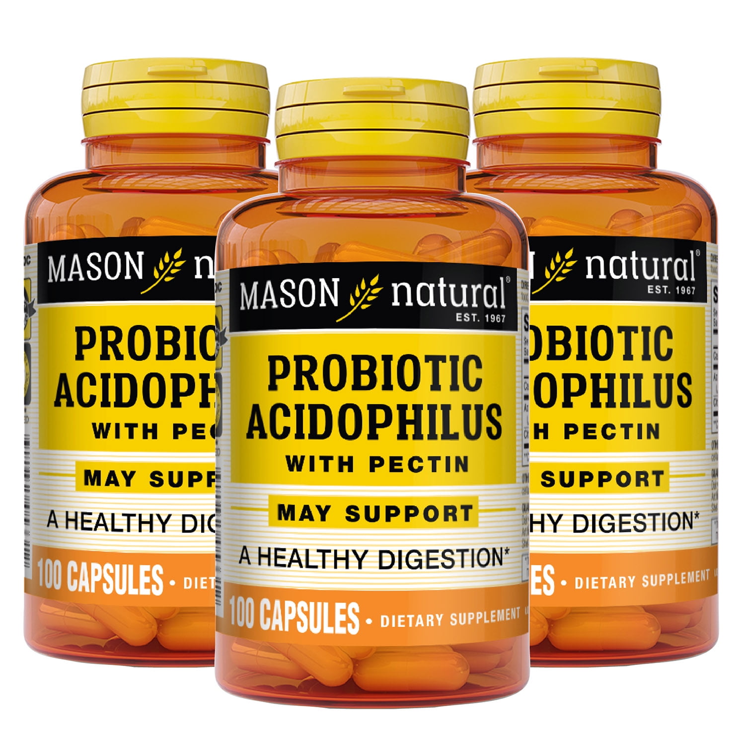 Mason Natural Probiotic Acidophilus with Pectin and Calcium Immune