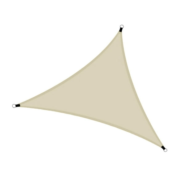 Triangle Sun Shades Sail 300CMX300CMX300CM Toldo de cubiertas de cubierta al aire libre a prueba de agua a prueba de agua para estacionamientos de Beige