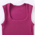 thumbnail image 4 of Stamzod Women's Summer U Neck Tank Tops Workout Cropped Ribbed Summer Camisole Sleeveless Clothes 2026 Pink S, 4 of 5
