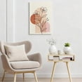thumbnail image 4 of Minimalist Boho Flower Line Art Framed Canvas Wall Art - Neutral Terracotta Botanical Decor For Living Room Bedroom, Modern Aesthetic Art Print 8*12inch(20*30cm), 4 of 6