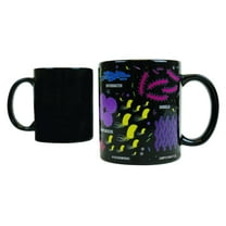 Gift Republic Germaphobe Heat Revealing Black Ceramic Mug Cup