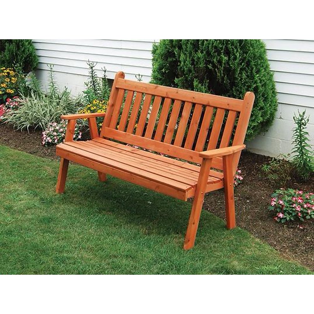 Outdoor Garden Furniture Unfinished 4 Ft Traditional English Garden