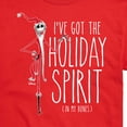 thumbnail image 3 of The Nightmare Before Christmas - Holiday Spirit In My Bones - Men's Short Sleeve Graphic T-Shirt, 3 of 5