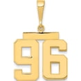 thumbnail image 1 of 14K Yellow Gold Medium Polished Number 96 Charm Made In United States mp96, 1 of 5