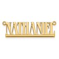 thumbnail image 4 of Sterling Silver/Gold-plated Underlined Name Plate XNA631GP, 4 of 4