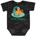 thumbnail image 3 of Inktastic O is for Octopus monogram Boys or Girls Baby Bodysuit, 3 of 5