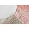 thumbnail image 3 of 4D Shaggy Rug Hand Carved Plush Thick Modern Contemporary Abstract For Living Room Bedroom 6488 (2'6"x7'9" Runner,Pink), 3 of 8