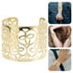 thumbnail image 4 of Pulsera de estilo punk para mujer, joyería dorada, brazalete grueso., 4 of 7
