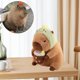 thumbnail image 3 of Soft Capybara Plushie Toy Doll Pillow,Stuffed Capybara Toy,B, 3 of 5
