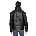 thumbnail image 2 of Threadfast Apparel 397J Unisex Vegan Leather Puffer Jacket, 2 of 3