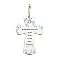 thumbnail image 2 of Be watchful, stand firm in the faith, act like men, be strong. Corinthians 16:13 11.5" x 8" Cross Hanging Sign | Rustic Twine | Inspiring Religious Bible Decor, 2 of 7