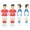 2 red 2 blue, variant on Necvior Football Machine Part Table Foosball Mens Table Foosball Resins Table Soccers Player Replacement Soccer Desktops Doll