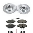 thumbnail image 3 of PowerStop Front Z23 Evolution Sport Carbon-Fiber Ceramic Brake Pad and Drilled & Slotted Rotor Kit Fits: AUDI VOLKSWAGEN Select Models K7080, 3 of 3