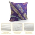 thumbnail image 4 of PHYHOO Throw Pillow Covers Home Quote Words Purple Floral Decorative Pillow Cases Home Chair Sofa Decor Square White, 4 of 5