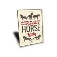thumbnail image 3 of Crazy Horse Lady Novelty Decor, Metal Wall Sign - 10x14 Inches, 3 of 4