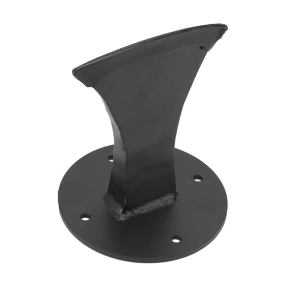 Coin de Fendage de Bois en Acier Robuste avec Couvercle de Lame en Silicone - Outil de Fendage Manuel Compact pour Cheminées, Poêles, Fours à Pizza et Petits Poêles à Bois - Inclut Base de Montage et 4 Vis pour