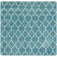 thumbnail image 2 of Nourison Amore Aqua Shag Area Rug AMOR2 6'7" x 6'7", 2 of 8