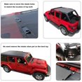 thumbnail image 3 of Shadeidea Jeep Wrangler Sunshade JL Unlimited (2018-Current) 4 Door Front and Rear-Gray Mesh Screen Sunshade JLU Top Cover UV Blocker with Grab Bag-One time Install 10 Years Warranty, 3 of 7