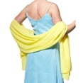 thumbnail image 1 of Sonducket Mantón de moda y elegante de las señoras hecho con mantones de la gasa de la bufanda de Pashmina de las señoras de la gasa Accesorios de disfraces amarillo, 1 of 6