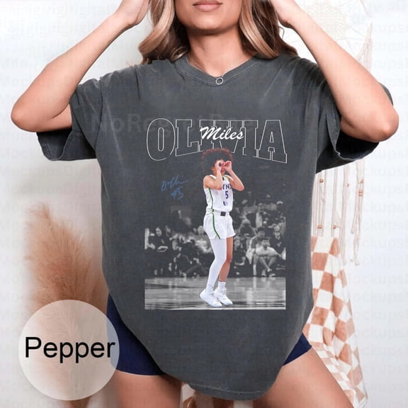 Vintage 90s Olivia Miles Basketball Shirt Gift For Woman Man Unisex T-Shirt, Retro Sports Tee, Basketball Fan Gift, Vintage Graphic Shirt, Game Day Apparel