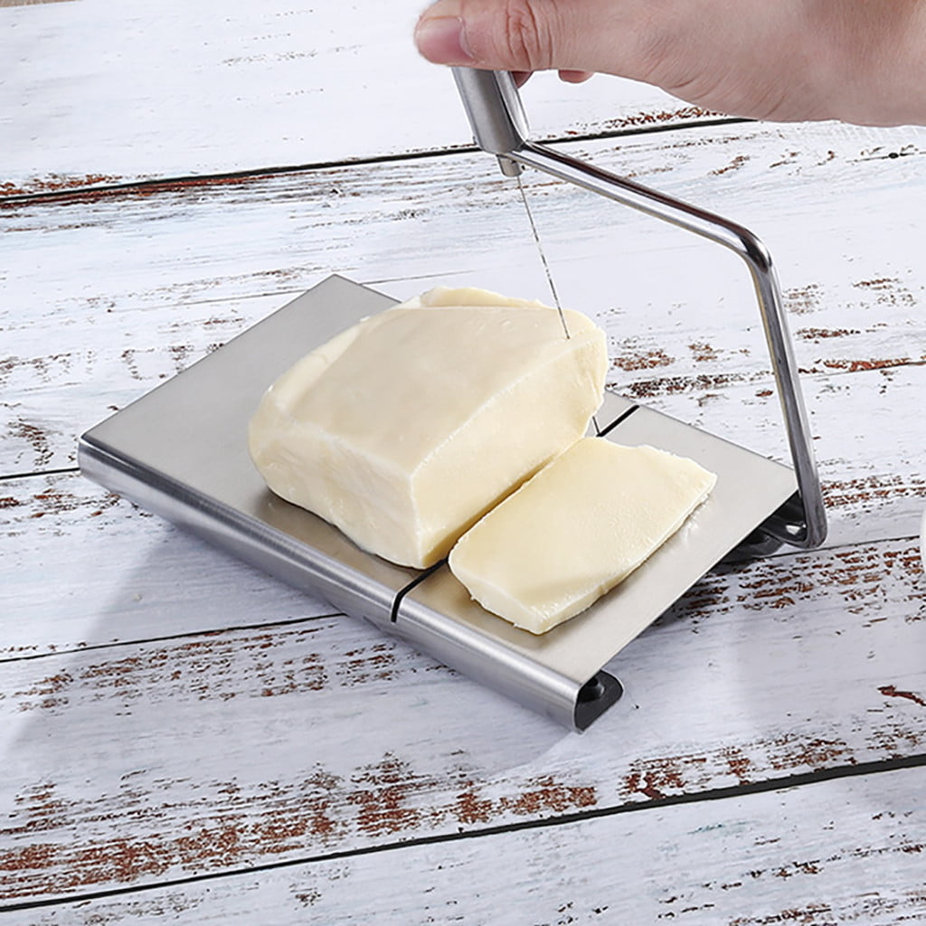 Cheese Slicer Butter Cutter Hand Stainless Steel Wire Kitchen Board Tool 6T