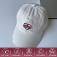 thumbnail image 2 of 1 Uds. Gorra de béisbol con diseño de amor bonito, protección solar informal de verano, gorro cálido de invierno, 2 of 5