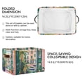 thumbnail image 2 of Yayeee Canvas Storage Basket with Handles for Shelves Fabric Bins Closet Organizer, Window Scene, 2 of 8