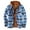 Light Blue, variant on Mens Sherpa Fleece Lined Plaid Shirts Jackets Hoodie Coat Casual Thermal Zip Up Flannel Jackets Winter Warm Work Coat Outwear