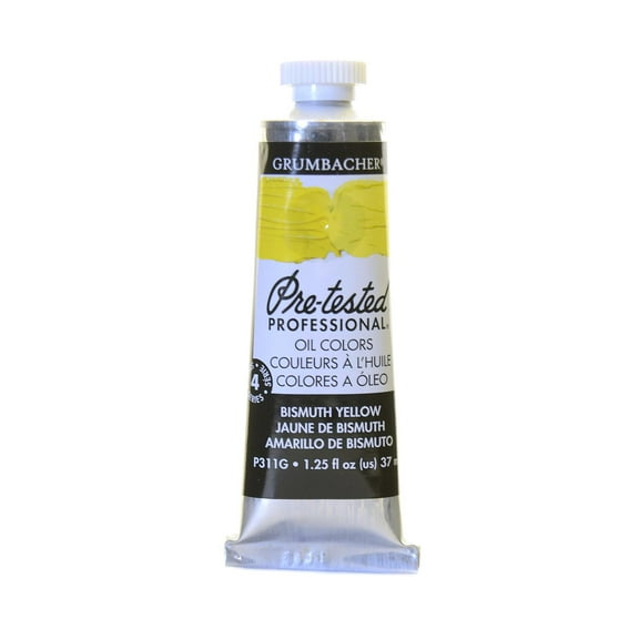 Pre-Tested Artists Oil Colors bismuth yellow, P311, 1.25 oz. (pack of 2)