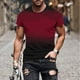 thumbnail image 2 of Camisetas de Manga Larga para Hombres Imprimir Fallow Cuello Redondo Camiseta, Moda Casual Manga Corta Mezcla de Algodón/Lino, 2 of 9
