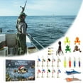 thumbnail image 3 of The Fishhook 24 Day Countdown Blind Set Builds Daily Excitement For Holiday Enthusiasts And Family Activities With Construction, 3 of 6