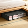 thumbnail image 7 of Under Bed Storage Box with Pull-Out Handles | Large Capacity Fabric Organizer for Clothes, Books, and Bedding | Dormitory, Home, or Closet Storage Container, 7 of 7