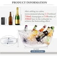 thumbnail image 3 of Ice-Cold Bucket Set 2 Pieces, Small Ice-Cold Bucket Sets for Parties, Mimosa Bar Supplies Beverage Tub for Champagne Beer Sparkling Wine Cocktails（5.5L) 16.5 * 7.3 * 6.8inch, 3 of 6