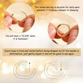 thumbnail image 5 of Turandoss Small Hoop Huggie Earrings for Women Hypoallergenic 14K Gold Plated Surgical Steel Cartilage Nose Earring for Sensitive Ears Womens Jewelry Trendy Earring Sets Stack for Multiple Piercing, 5 of 9