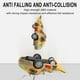 thumbnail image 3 of Dinosaur Car Mini Toy Simulation Horned Stegosaurus Tyrannosaur Model Car, 3 of 5