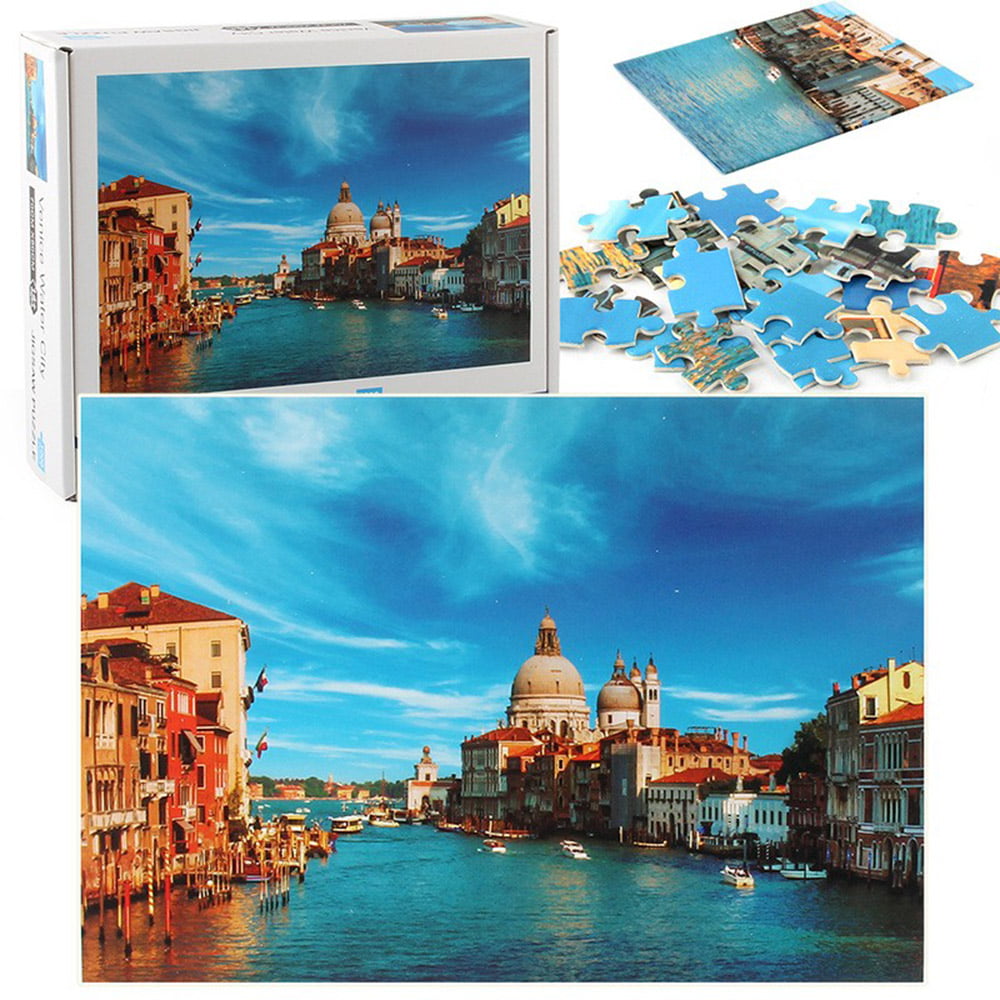 1000 Pieces Jigsaw Puzzles Educational Toy Italian Landscape Scenery Puzzle Toy 