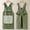Green, variant on Cotton Cloth Kitchen Apron with Removable Hand Towel Women Men Solid Color Cleaning Aprons Waist Work Clothes Sleeveless Restaurant Uniform