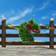 thumbnail image 1 of Letrero de bienvenida para puerta de invierno Lazos de corona navideña para puertas Decoraciones de puerta para fiestas Decoraciones de otoño para porche exterior Corona navideña de invierno Corona, 1 of 7