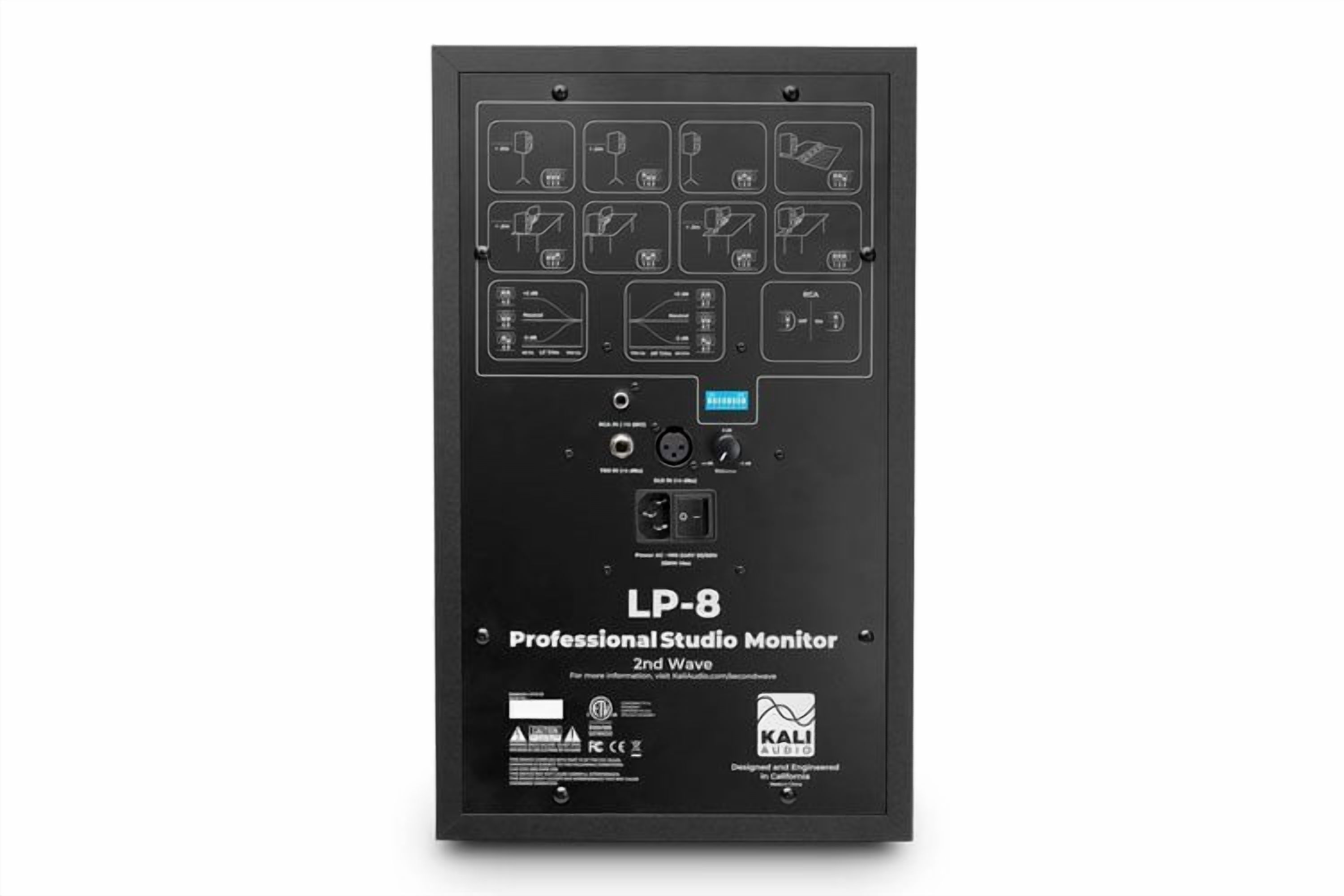 Kali Audio LP-8 V2 8" Powered Studio Monitor (Each) Black