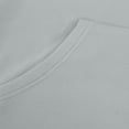 thumbnail image 4 of ClodeEU Womens Half Zip Pullover Hoodies, Cute Cropped Sweatshirts ,Long Sleeve Y2k Tops Gray,Womens Plus XXL, 4 of 5