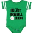 thumbnail image 3 of Inktastic My 1st Baseball Season Boys Baby Bodysuit, 3 of 5